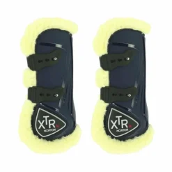 New Norton - Guêtres cheval XTR à boutons mouton marine x2