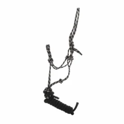 Norton - Licol éhologique + longe "eco" / blanc/ argenté Noir