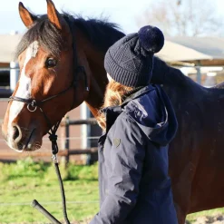 Clearance Norton - Licol éthologique avec rênes Noir