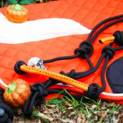 Hot Norton - Licol éthologique et longe Fun colour /orange Noir