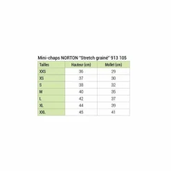 New Norton - Mini-chaps stretch grainé noir