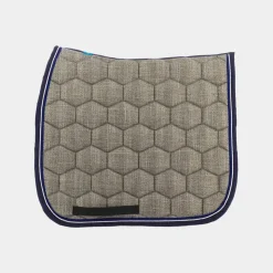 Hot Oxxer - Tapis de dressage Prince de Galles - Gold Edition - Marine