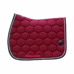 Online Oxxer - Tapis de selle Intemporel Bordeaux