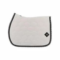 Oxxer - Tapis de selle Monogramme / noir Blanc Outlet