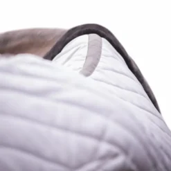 Discount Paddock Sports - Couverture d'écurie Diagonal / noir 200g Gris