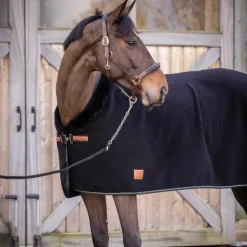 Paddock Sports - Couverture polaire Diagonal Noir Discount