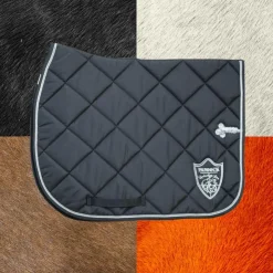 Clearance Paddock Sports - Tapis de selle prems écusson Noir