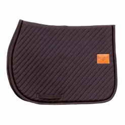 New Paddock Sports - Tapis de selle Diagonal Noir