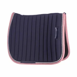 Paddock Sports - Tapis de selle Verticali /rose Marine Sale