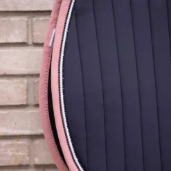 Paddock Sports - Tapis de selle Verticali /rose Marine Sale