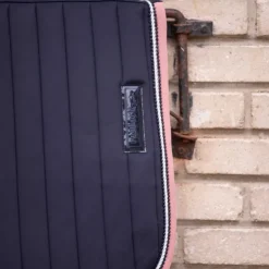 Paddock Sports - Tapis de selle Verticali /rose Marine Sale