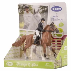 Clearance Papo - Figurine Pénélope et Flora Marron