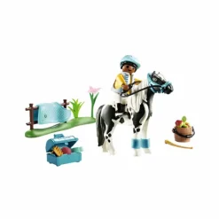 Hot Playmobil - Cavalier et poney Lewitzer