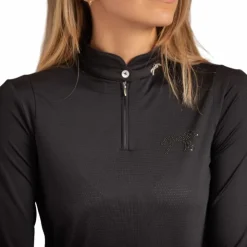 Outlet Pénélope - Baselayer manches longues femme Techpy Noir