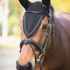 Best Pénélope - Bonnet pour chevaux long Strass Noir