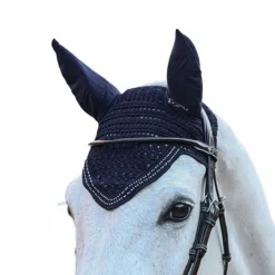 Clearance Pénélope - Bonnet pour chevaux New Strass Marine