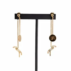 Pénélope - Boucles d'oreilles pendantes Yuna Doré Online