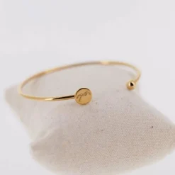 Pénélope - Bracelet Jonc Doré