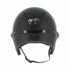 Pénélope - Casque d'équitation visière polo mat X Freejump Noir Hot