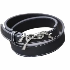 Sale Pénélope - Ceinture femme Signature / or Noir