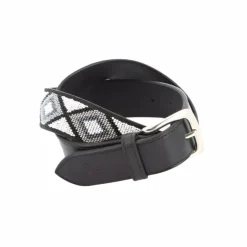 Pénélope - Ceinture Pearl Noir/ Blanc New