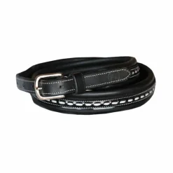 Pénélope - Ceinture Point sellier noir Outlet