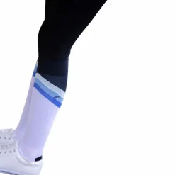 Pénélope - Chaussettes d'équitation Fun et blanc (x2) Bleu