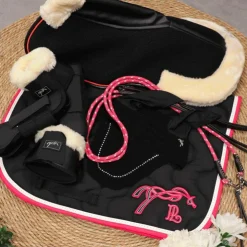 Outlet Pénélope - Cloches confort mouton pour chevaux Noir