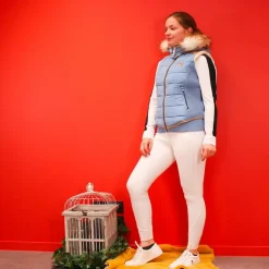 New Pénélope - Doudoune sans manches femme Roger artic Bleu