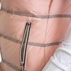 Pénélope - Doudoune sans manches femme Anouck poudré Rose Sale