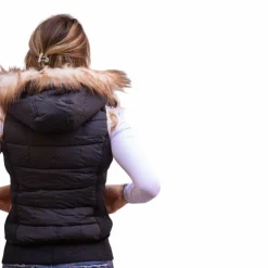 Online Pénélope - Doudoune sans manches femme Newroge Noir