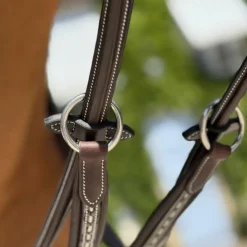 Pénélope - Flèche de martingale Point sellier havane Marron Clearance