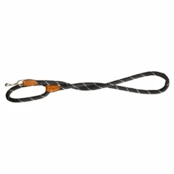 Clearance Pénélope - Laisse pour chien Billie / cuir Noir