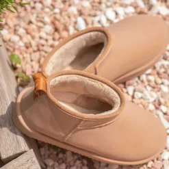 Pénélope - Mini-boots fourrées camel Marron Outlet