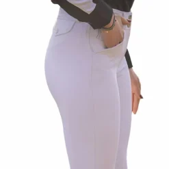 Pénélope - Pantalon d'équitation femme Élégance Blanc Clearance