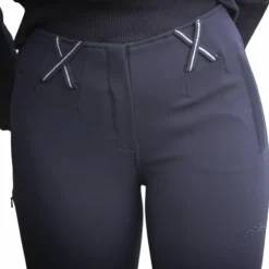 Pénélope - Pantalon d'équitation femme Zuri Noir Hot
