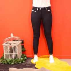 Sale Pénélope - Pantalon d'équitation femme Fun Pushup full seat Marine