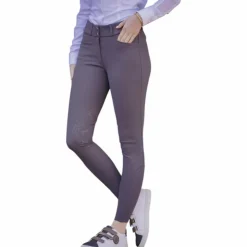 Online Pénélope - Pantalon d'équitation femme Majestic foncé Gris