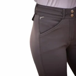 Hot Pénélope - Pantalon d'équitation femme point sellier foncé Gris