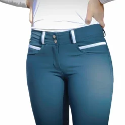 Pénélope - Pantalon d’équitation femme Fun Pushup canard Bleu Best