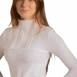 Pénélope - Polo de concours manches longues femme Florence Blanc Best
