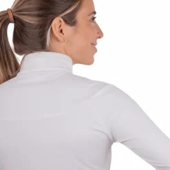 Discount Pénélope - Polo de concours manches longues femme Toscane Blanc