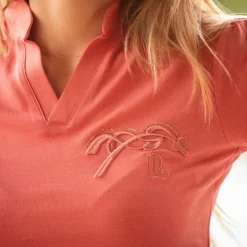 New Pénélope - Polo manches courtes femme Josie pêche Orange