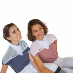 Pénélope - Polo manches courtes femme Indyshow Rose