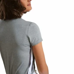 Hot Pénélope - Polo manches courtes femme Moon Gris