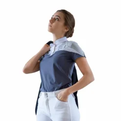 Pénélope - Polo manches courtes femme Indyshow Marine New