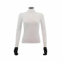 Outlet Pénélope - Polo manches longues Bruge galon bleu/ blanc/ rouge