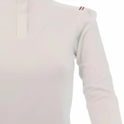 Outlet Pénélope - Polo manches longues Bruge galon bleu/ blanc/ rouge