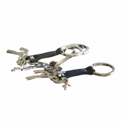 Pénélope - Porte clé cognac / argenté Outlet