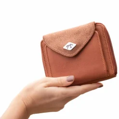 Pénélope - Porte monnaie Clémence glitter Cognac